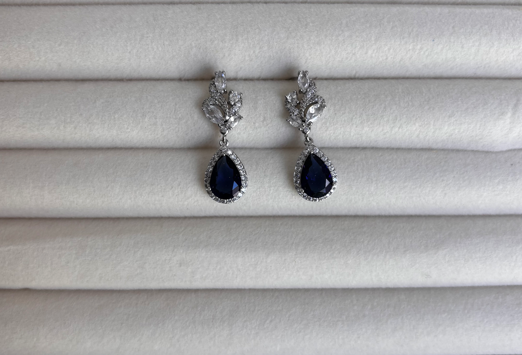 Arete Valentina Plata .925 con baño de rodio