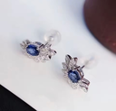 Arete Arabella Plata .925 con baño de rodio