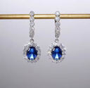Arete Isidora Plata .925 con baño de rodio