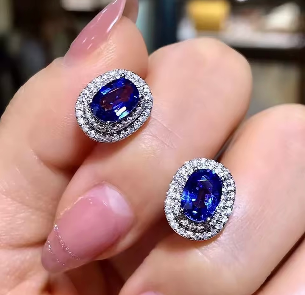 [S112] Arete Leonor Plata .925 con baño de rodio