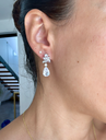 Arete Renata Plata .925 con baño de rodio