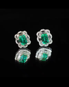 Arete Studs Iryne Plata .925 con baño de rodio