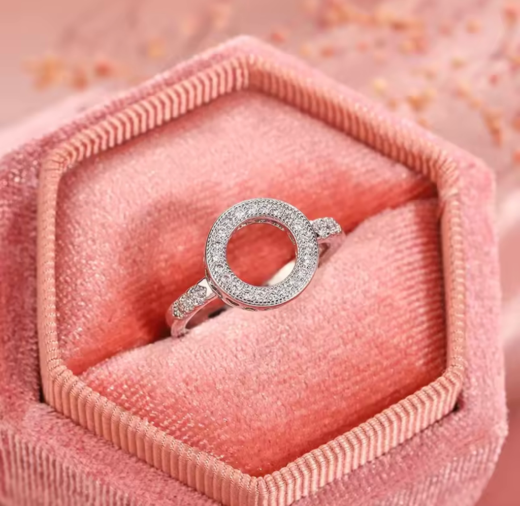 [S319.5] Anillo Pandora Circulo Plata .925 (5)