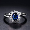 Anillo Lady Diana Plata .925