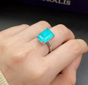 Anillo Deneb Turmalina Plata .925