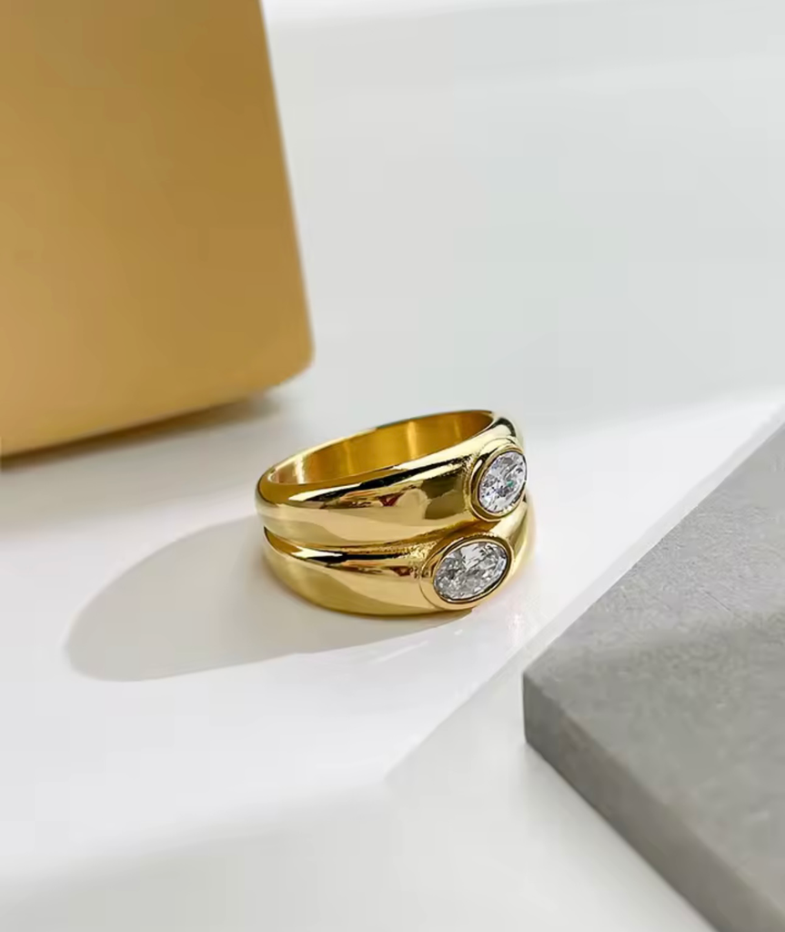 Anillo Nova Blanca Plata .925