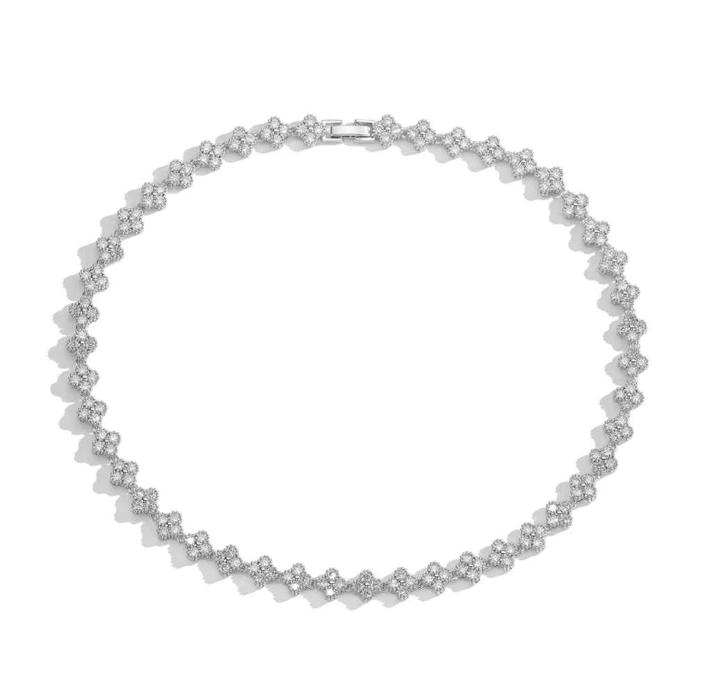 Collar Tennis Lilia Plata Acero inoxidable 