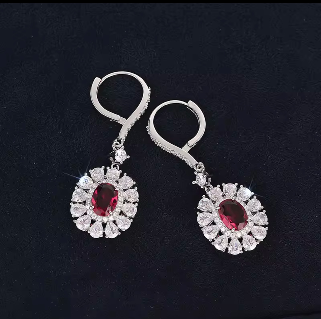 Arete Carol Plata .925 con rodio 