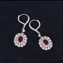 Arete Carol Plata .925 con rodio 