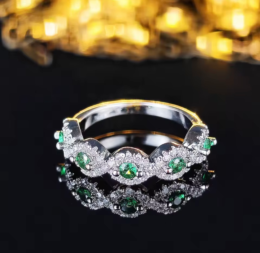 Anillo Churumbela Esmeralda