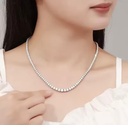 Collar Tennis Plata .925 con zirconia Premium de 4mm