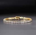 Pulcera Tennis Bracelet Premium Dorada